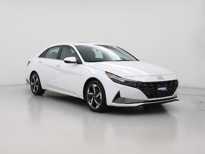 White 2022 Hyundai Elantra Hybrid Limited