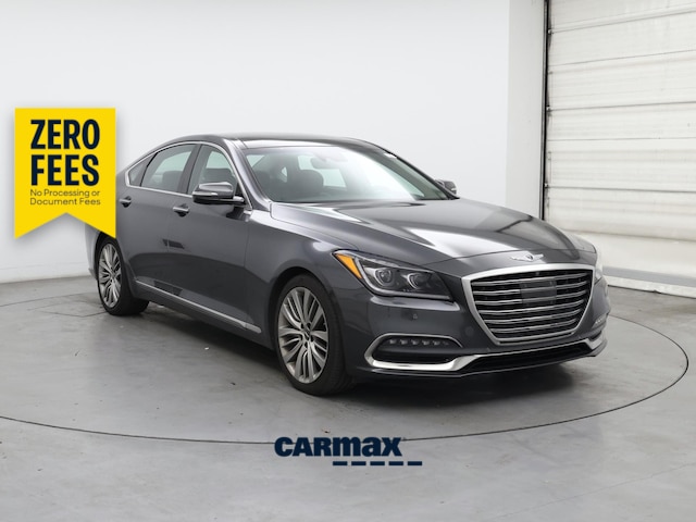 Gray 2018 Genesis G80 5.0L Ultimate Sedan Rear-Wheel Drive Automatic