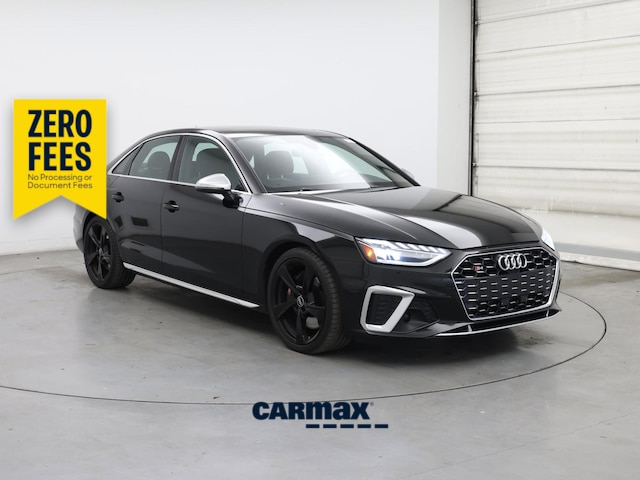 Black 2021 Audi S4 3.0T quattro Premium Plus AWD Sedan All-Wheel Drive Automatic