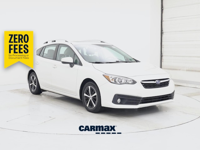 White 2023 Subaru Impreza Premium Wagon AWD Wagon All-Wheel Drive Automatic