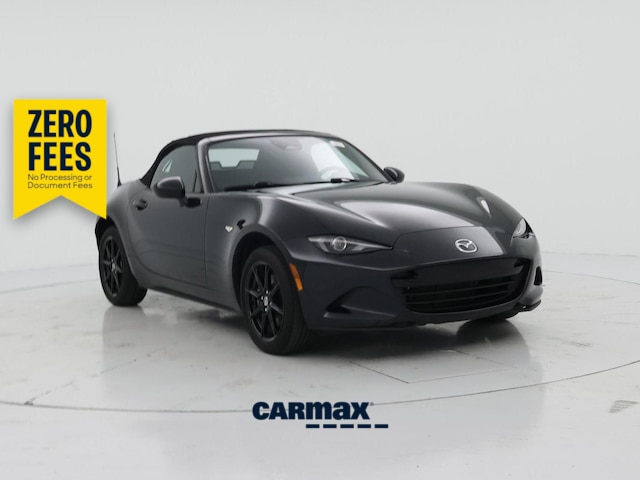 Black 2025 Mazda MX-5 Miata Convertible Rear-Wheel Drive Manual