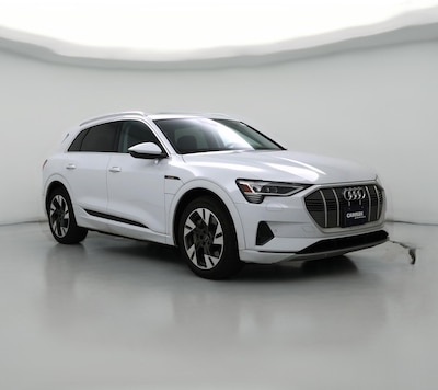 White 2021 Audi e-tron Premium