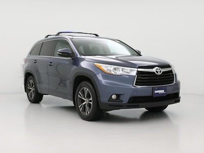 Blue 2016 Toyota Highlander XLE