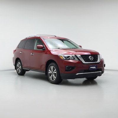 Red 2017 Nissan Pathfinder S