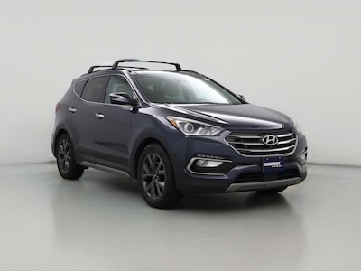 Blue 2017 Hyundai Santa Fe Sport Ultimate