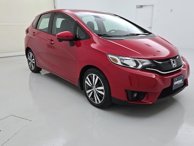 Red 2015 Honda Fit EX
