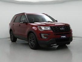 Red 2017 Ford Explorer Sport