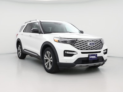 White 2020 Ford Explorer Platinum