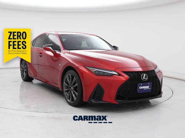 Red 2023 Lexus IS 350 F Sport AWD Sedan All-Wheel Drive Automatic