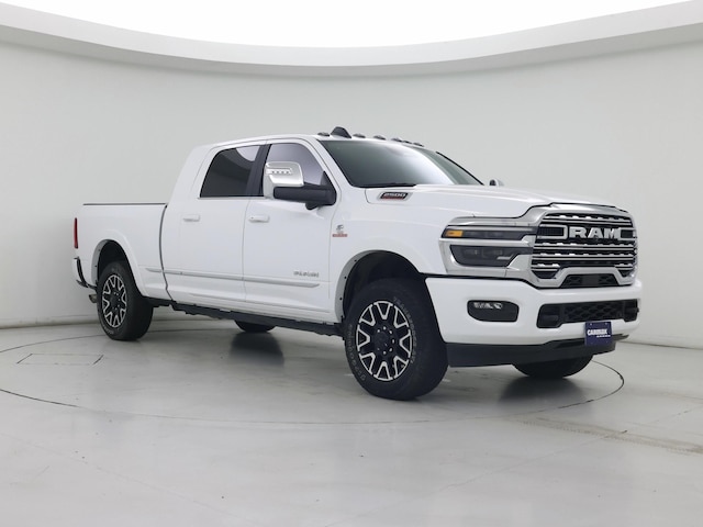 White 2025 RAM 2500 Limited Mega Cab 4WD Pickup Truck Four-Wheel Drive Automatic