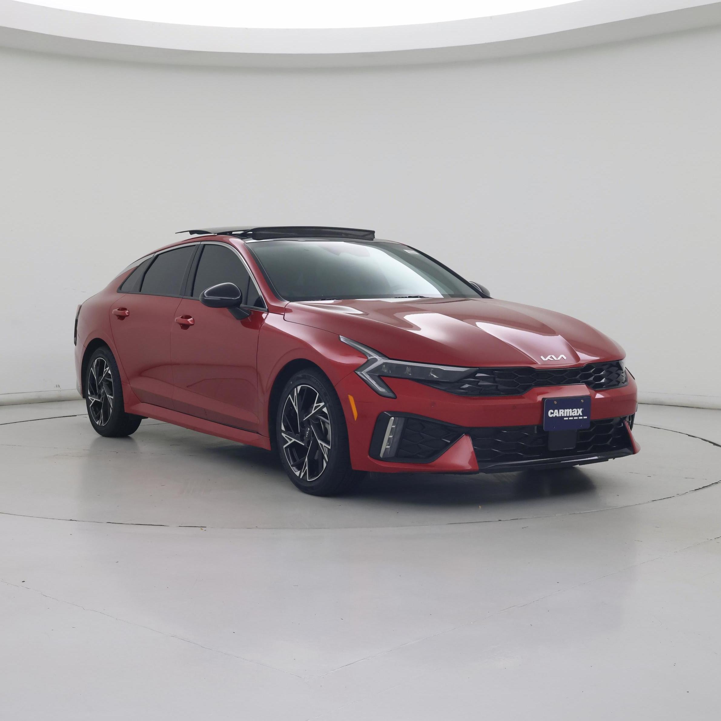 Red 2025 Kia K5 Sedan Front-Wheel Drive Automatic