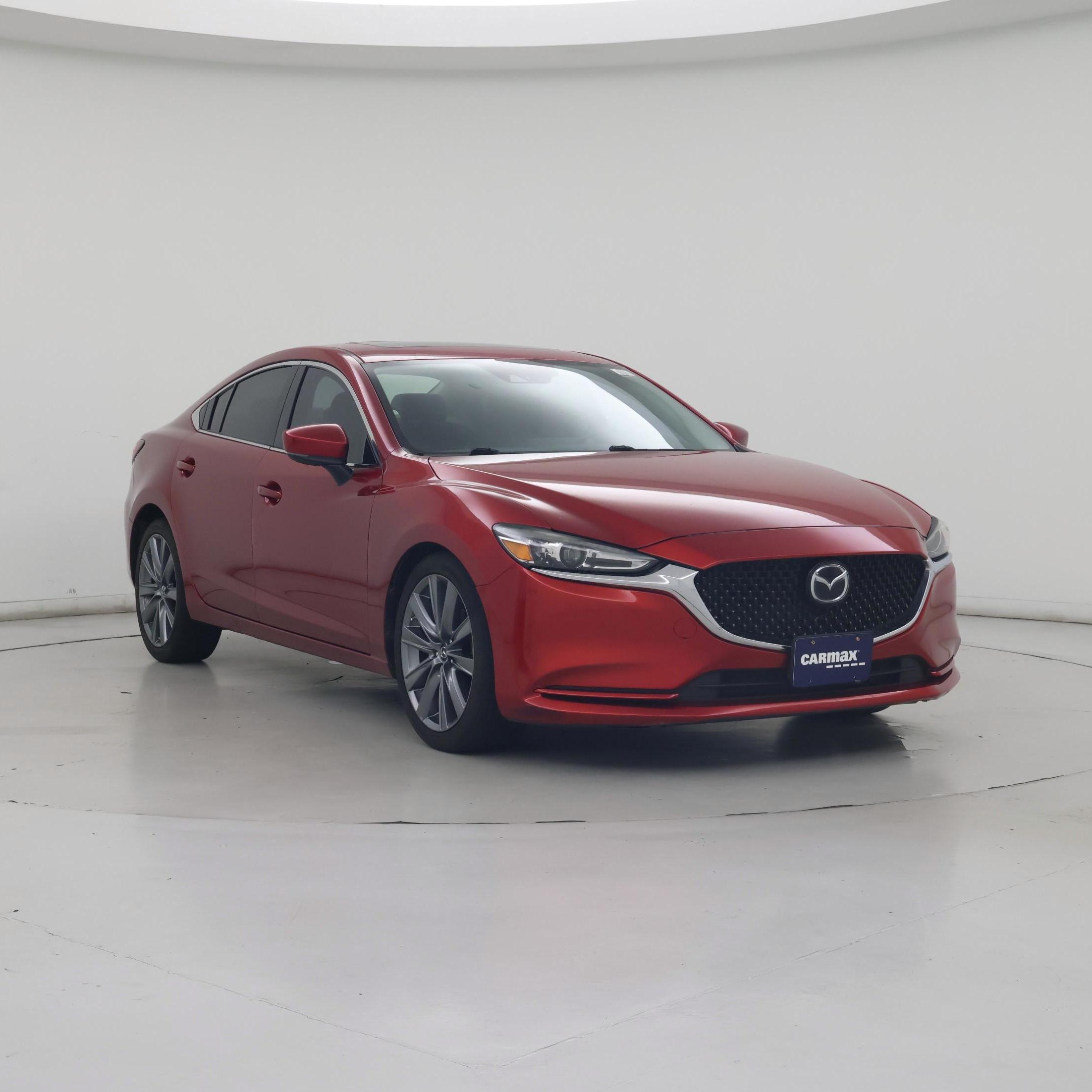 Red 2018 Mazda MAZDA6 Sedan Front-Wheel Drive Automatic