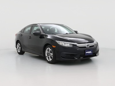 Black 2018 Honda Civic LX
