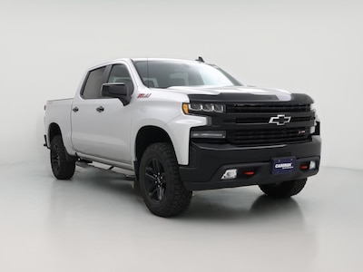 Silver 2021 Chevrolet Silverado 1500 LT Trail Boss