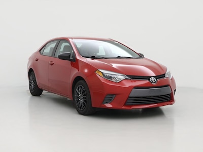 Red 2015 Toyota Corolla LE