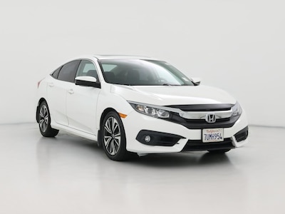 White 2016 Honda Civic EX-T