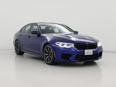 Blue 2019 BMW M5 Competition