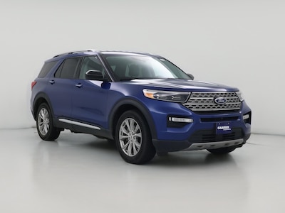 Blue 2023 Ford Explorer Limited