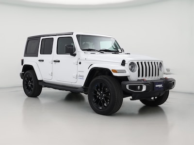 White 2022 Jeep Wrangler 4XE PHEV Unlimited Sahara