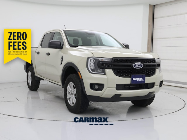 White 2025 Ford Ranger XL SuperCrew RWD Pickup Truck 4X2 Automatic