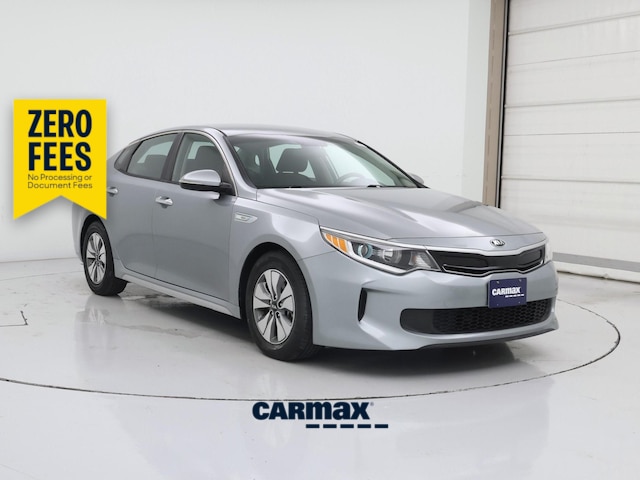 Silver 2017 Kia Optima Hybrid Premium Sedan Front-Wheel Drive Automatic