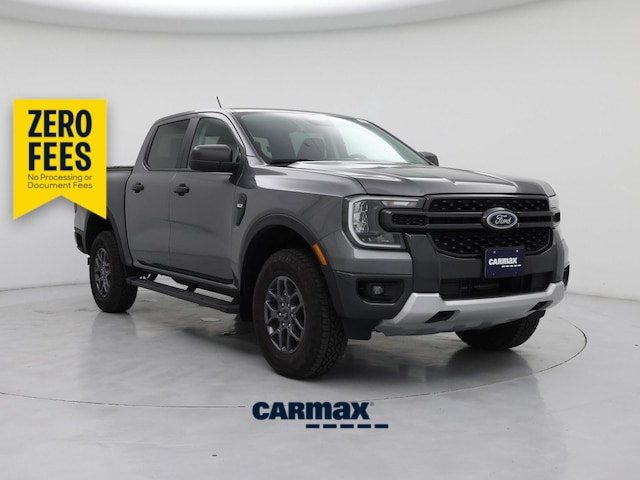 Gray 2025 Ford Ranger XLT SuperCrew 4WD Pickup Truck Four-Wheel Drive Automatic