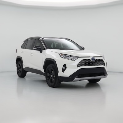 White 2021 Toyota RAV4 Hybrid XSE