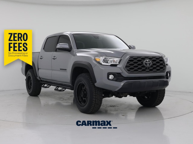 Black 2020 Toyota Tacoma Pickup Truck Four-Wheel Drive Manual