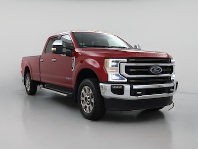 Red 2022 Ford F350 King Ranch