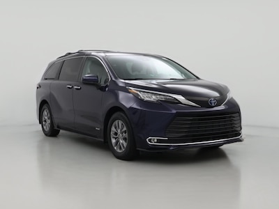 Blue 2021 Toyota Sienna Hybrid XLE