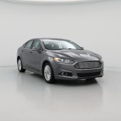 Gray 2014 Ford Fusion Hybrid SE