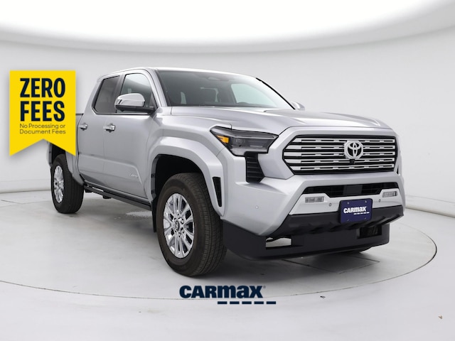 Silver 2025 Toyota Tacoma Limited Double Cab 4WD Pickup Truck Four-Wheel Drive Automatic