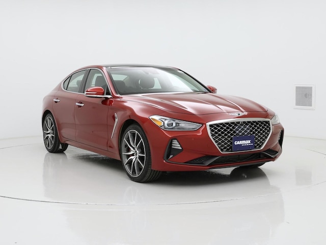 Red 2020 Genesis G70 Sedan Automatic