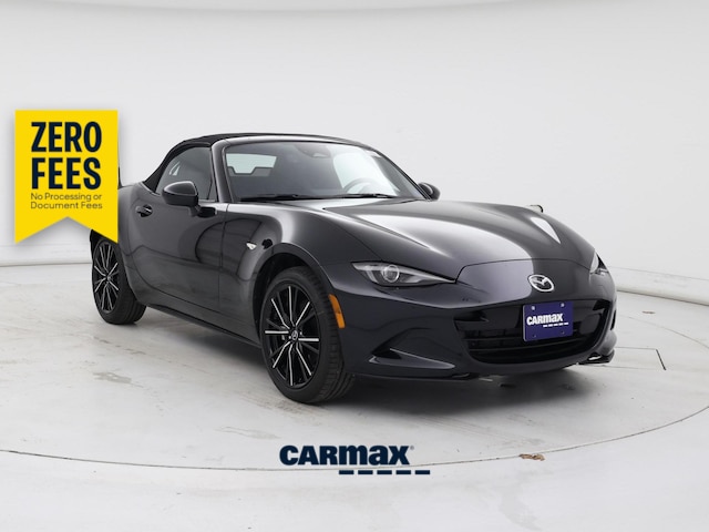 Black 2025 Mazda MX-5 Miata Grand Touring RWD Convertible Rear-Wheel Drive Automatic