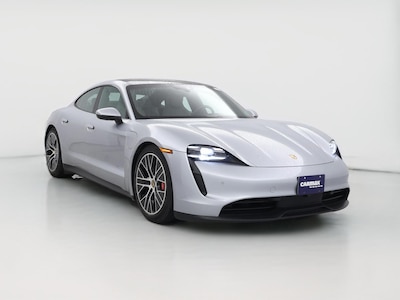 Silver 2021 Porsche Taycan Electric 4S