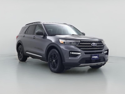 Gray 2022 Ford Explorer XLT