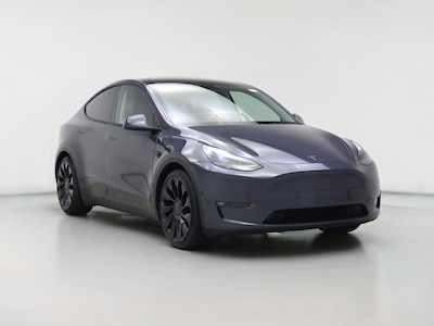 Gray 2022 Tesla Model Y Performance