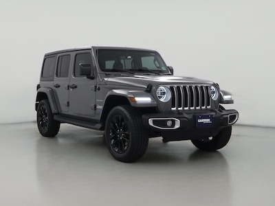 Gray 2021 Jeep Wrangler 4XE PHEV Unlimited Sahara