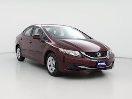 Burgundy 2014 Honda Civic LX