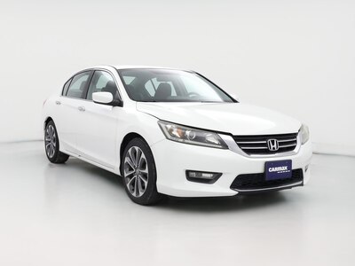 White 2014 Honda Accord Sport
