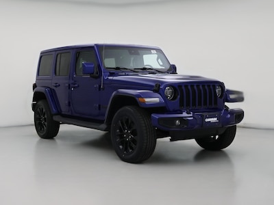 Blue 2020 Jeep Wrangler Unlimited Sahara High Altitude