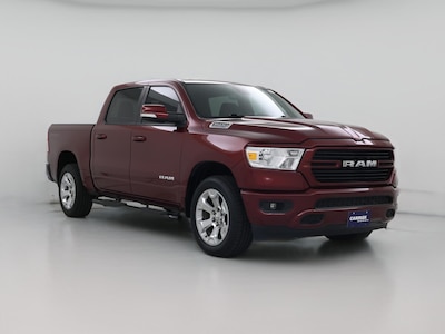 Red 2021 Ram 1500 Lonestar
