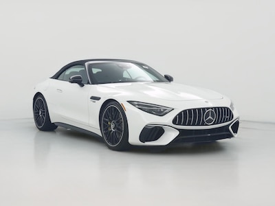White 2022 Mercedes-Benz SL55 AMG