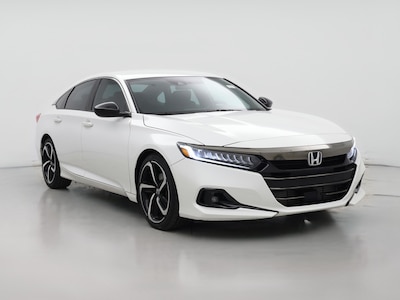 White 2021 Honda Accord Sport