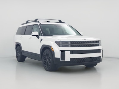 White 2025 Hyundai Santa Fe Hybrid Calligraphy