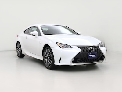 White 2015 Lexus RC 350