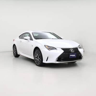 White 2015 Lexus RC 350