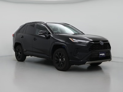 Black 2023 Toyota RAV4 Hybrid SE