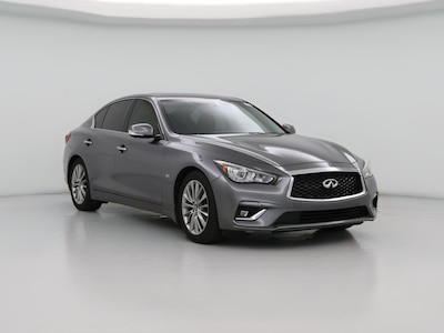 Gray 2018 Infiniti Q50 Luxe