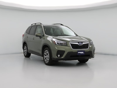 Green 2021 Subaru Forester Premium